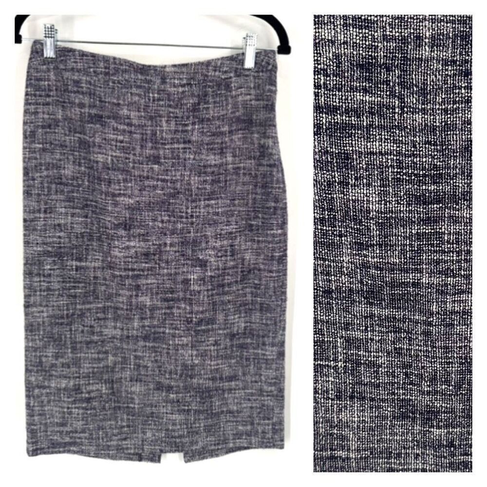 Love Moschino Women's Abstract Straight &‎ Pencil Skirt Black Size 4